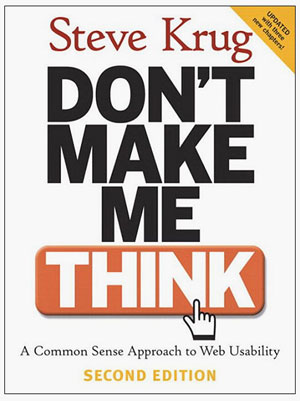 Обложка книги "Don't make me think!"